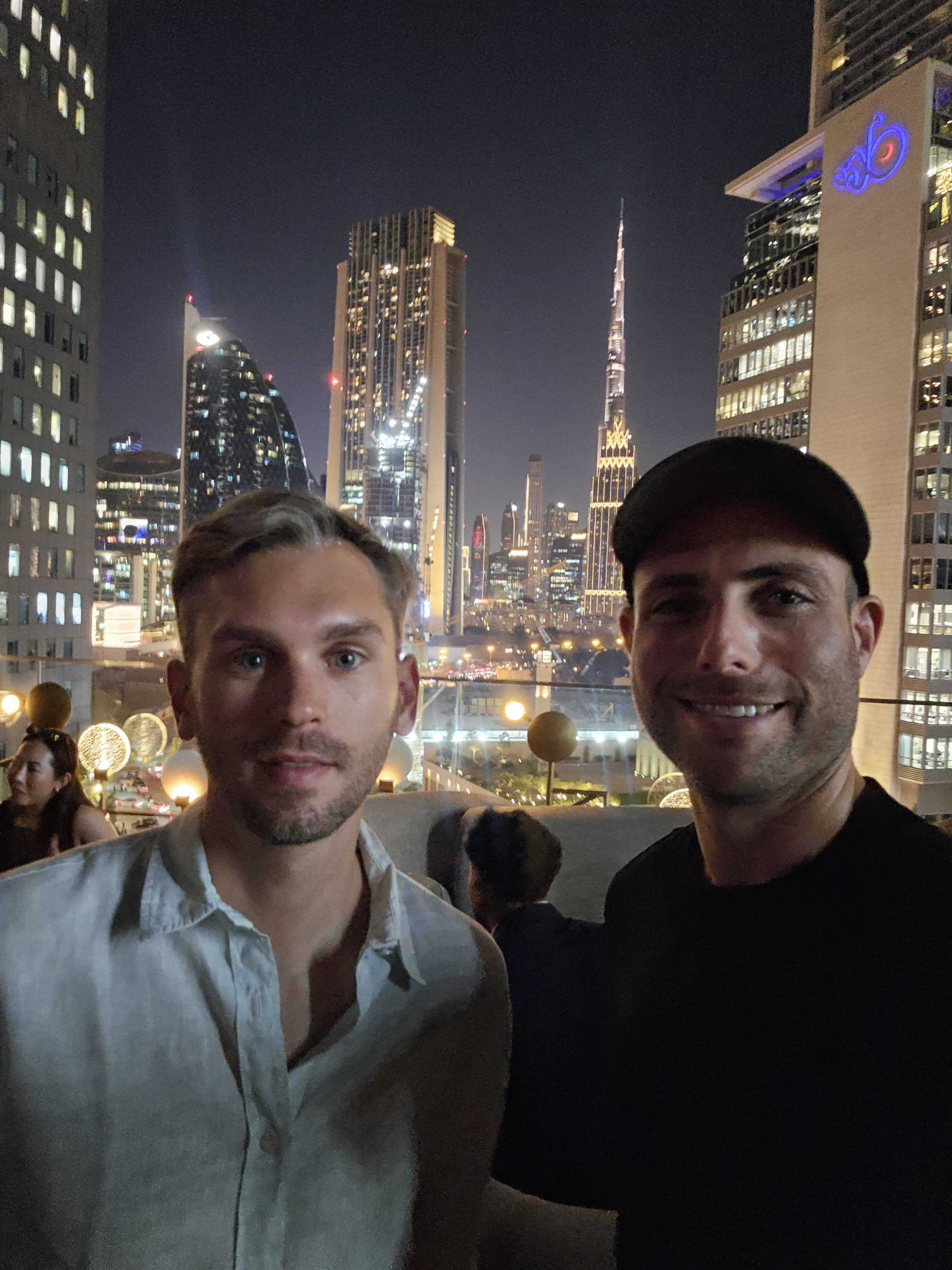 Roy and Allan in Dubai