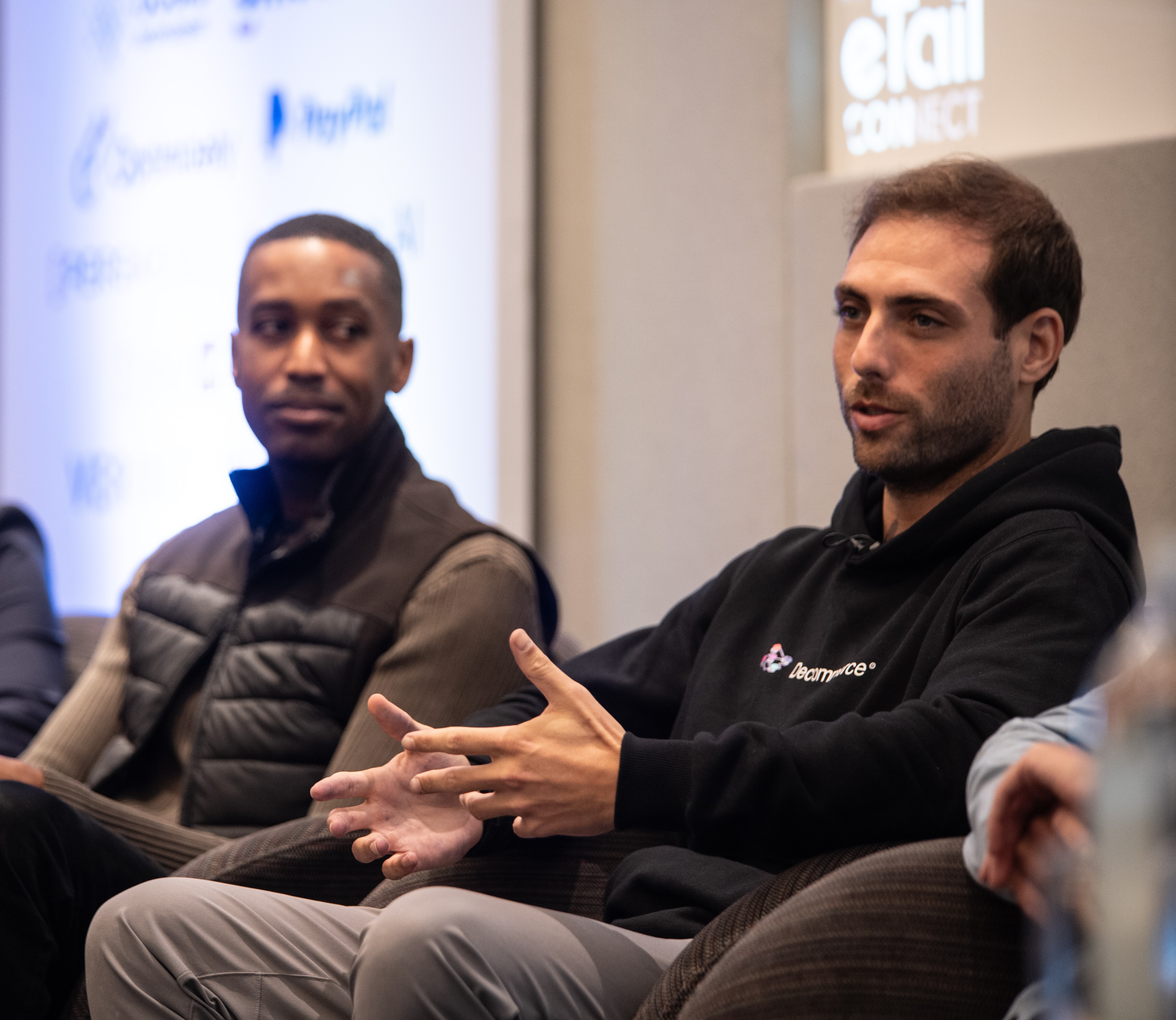 Roy speaking at eTail Connect panel